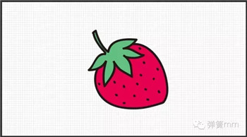 小草莓儿童简笔画
